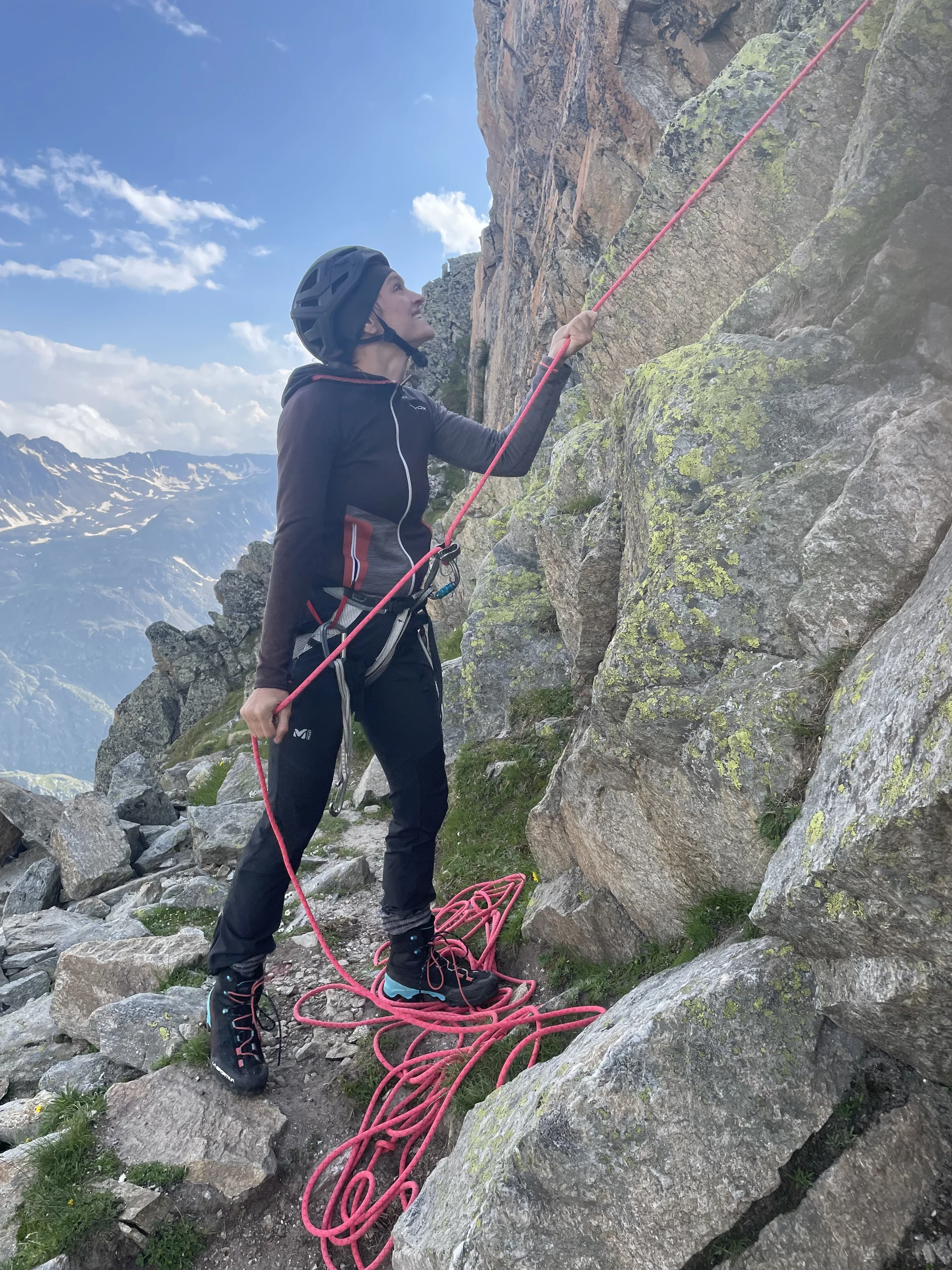 Klettern an der Hildesheimer Hütte | © Andreas Plössl