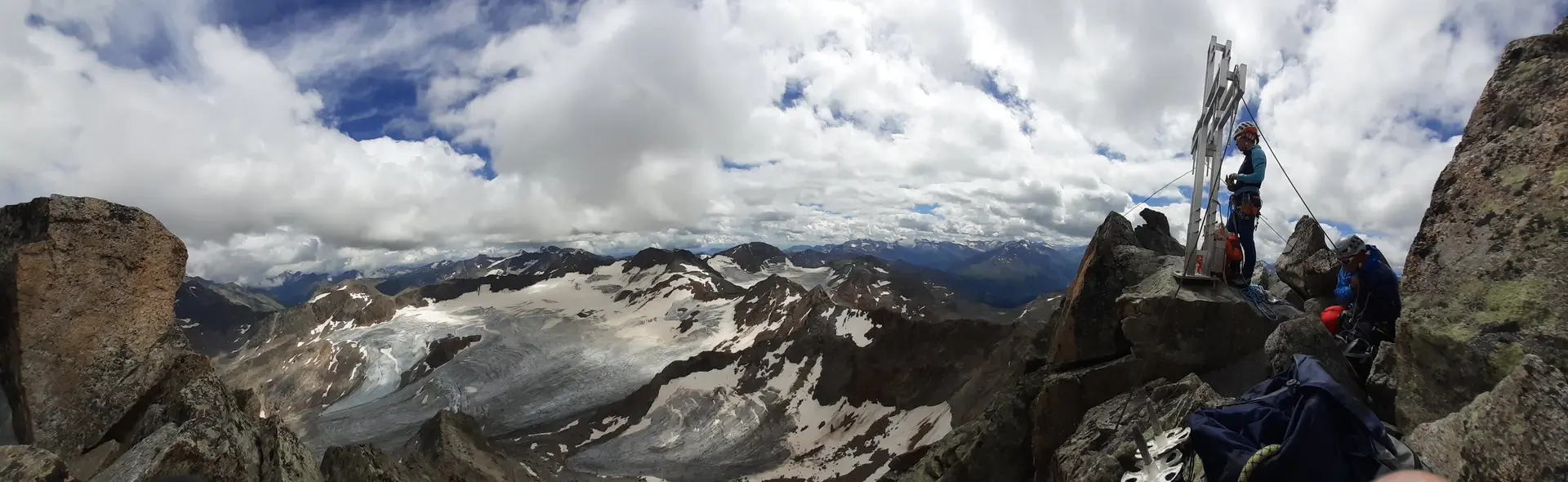 Gipfelpanorama von der Wilden Leck | © Roland Schulz