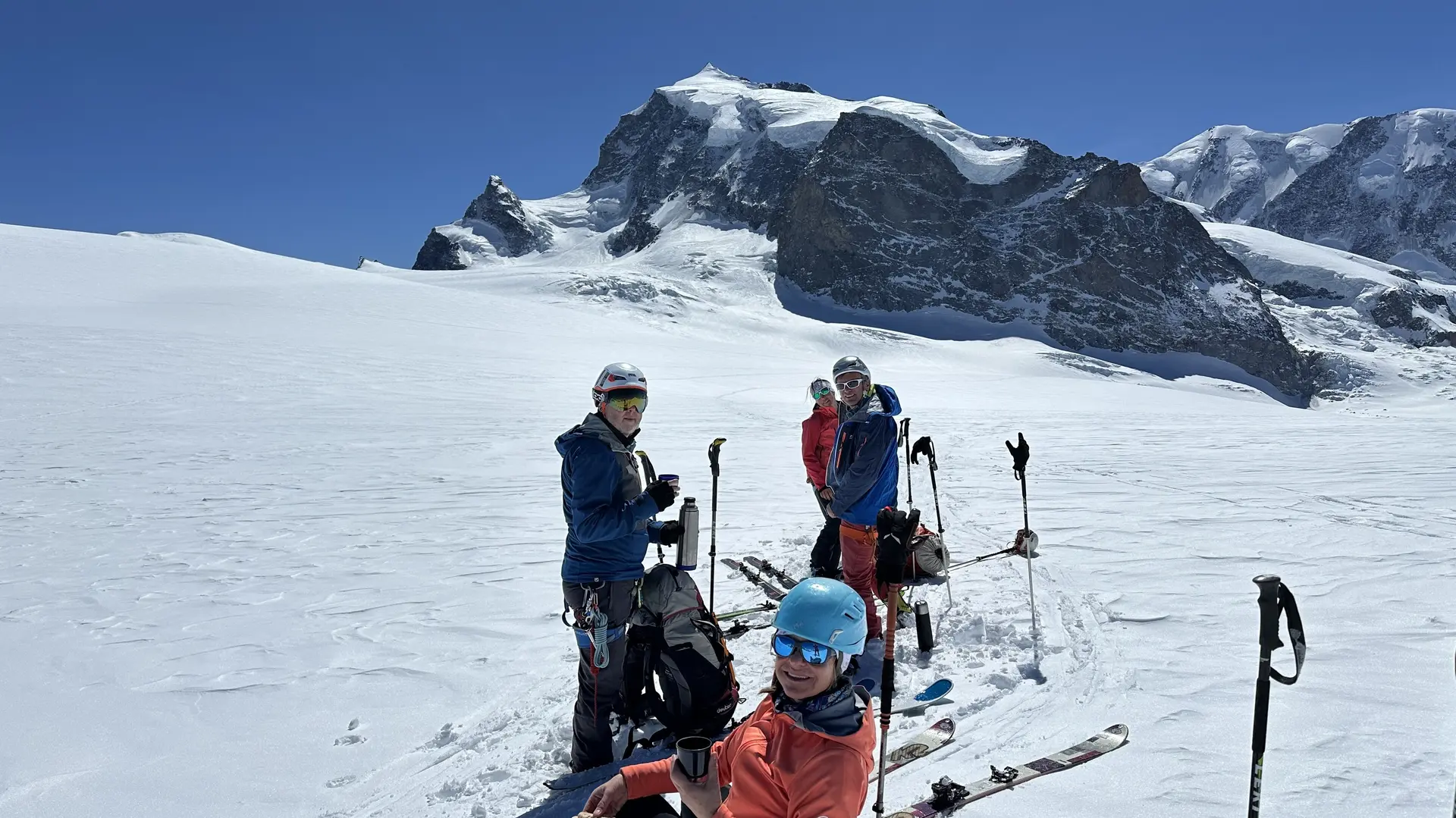 HTG vor Monterosa | © Josef Kammermeier