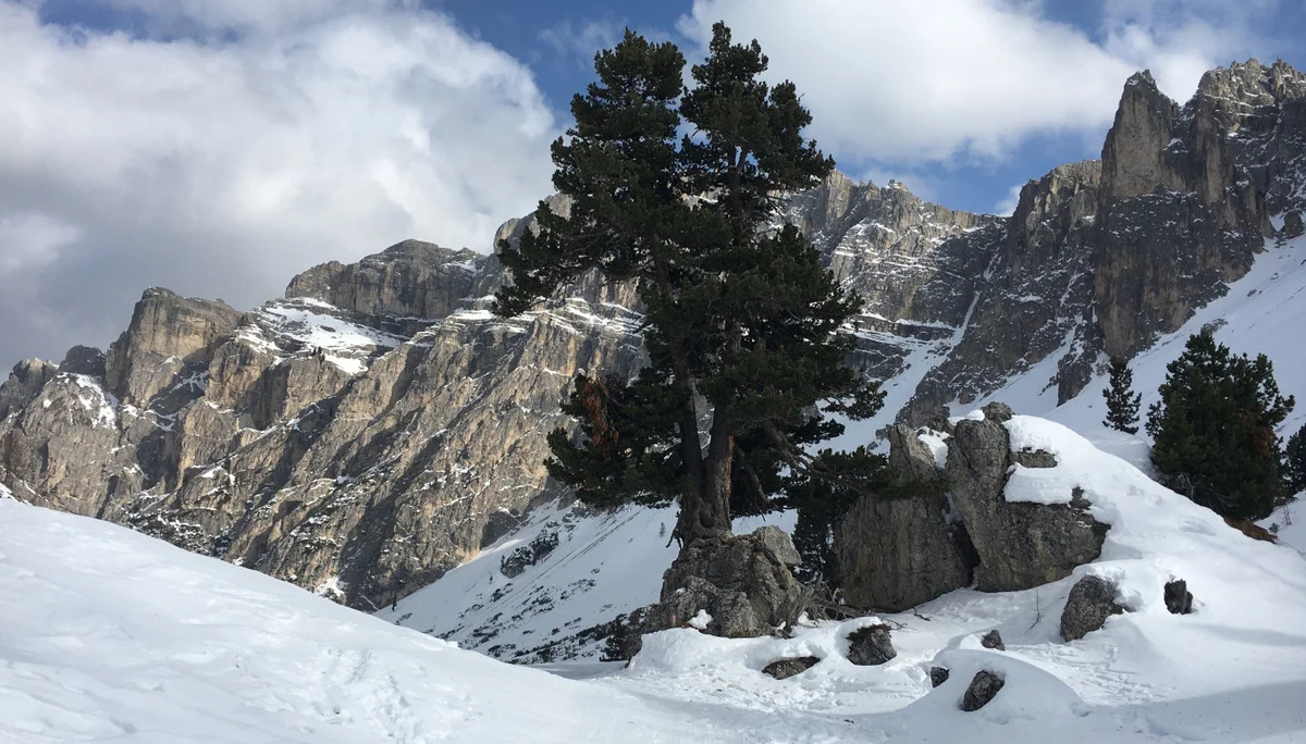 Aufstieg durch die Puez-Scharte | © Monika Fischer