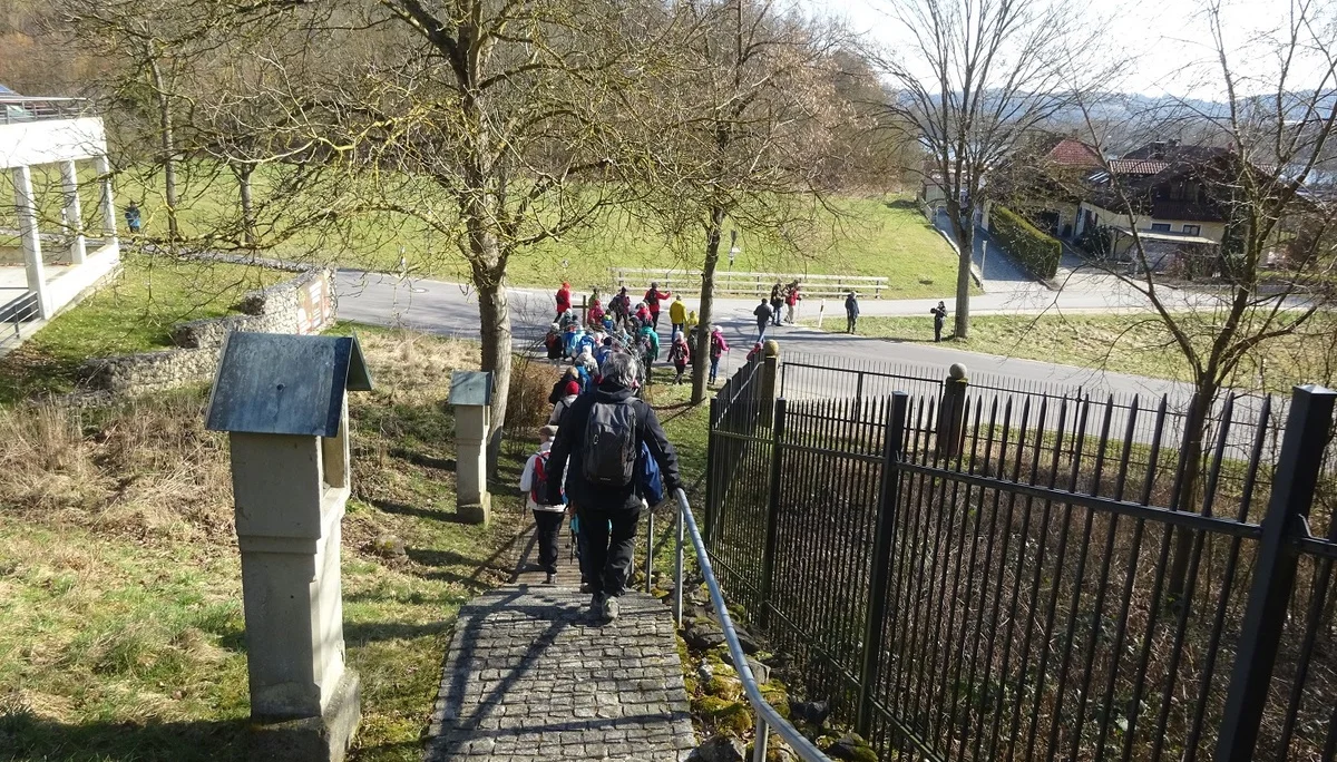 Auf dem Donaupanoramaweg nach Kapfelberg. | © DAV Regensburg Seniorengruppe