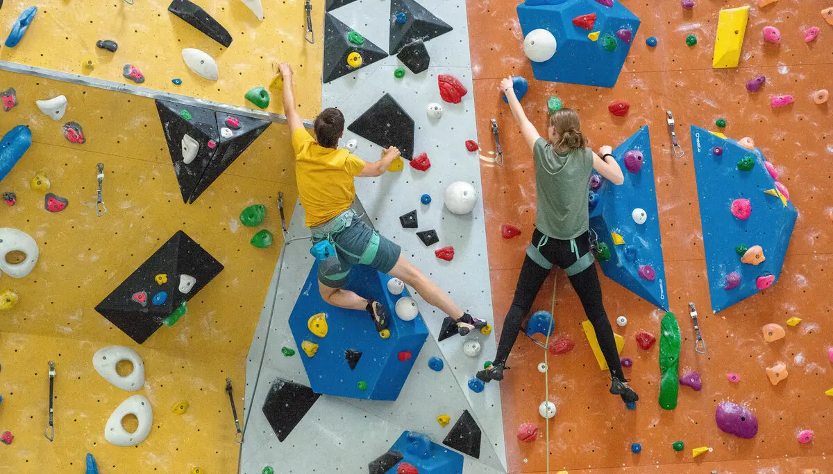 Kletterzentrum Außenwand | © Ingo Klemm