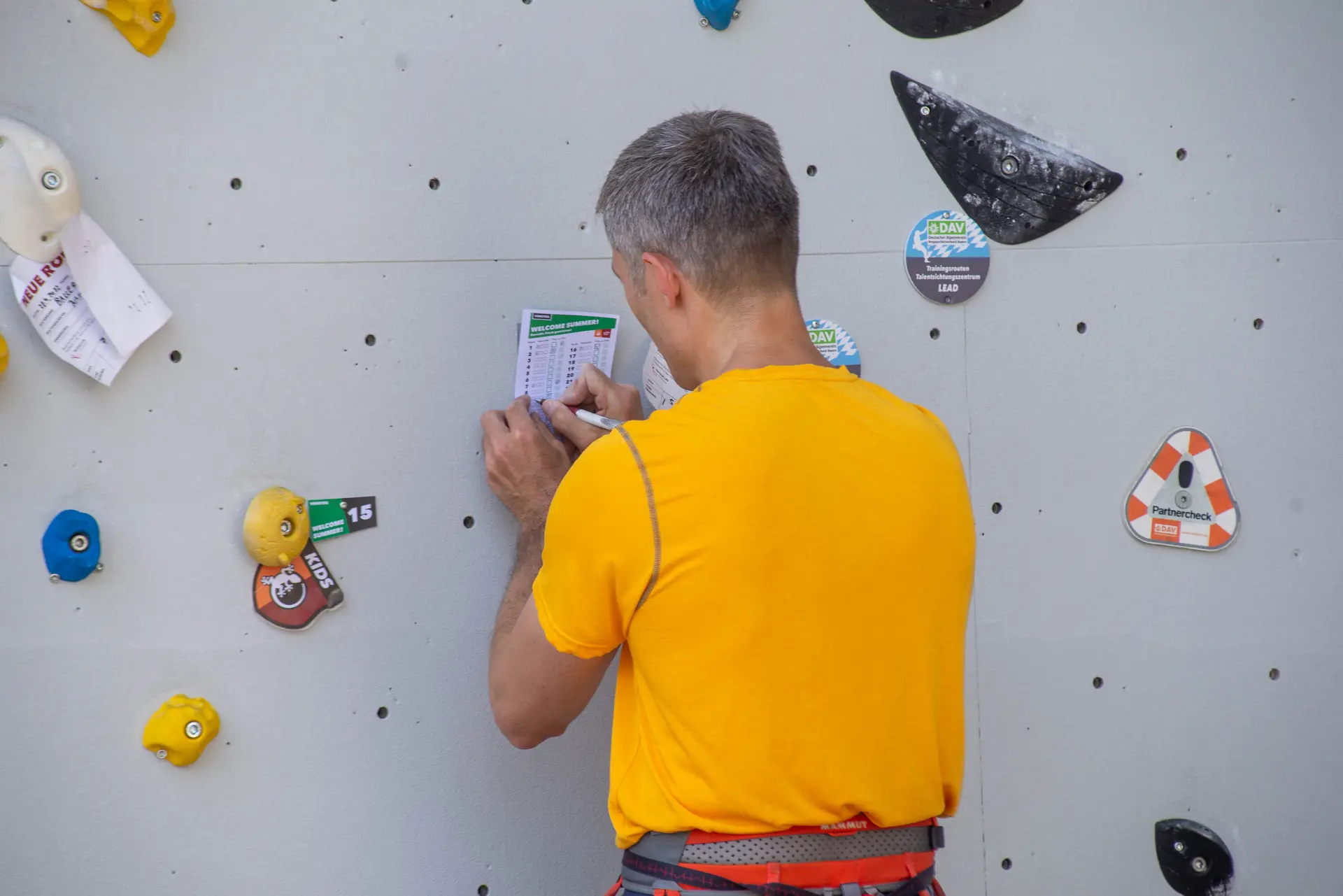 Die neue Route wird bewertet. | © Ingo Klemm