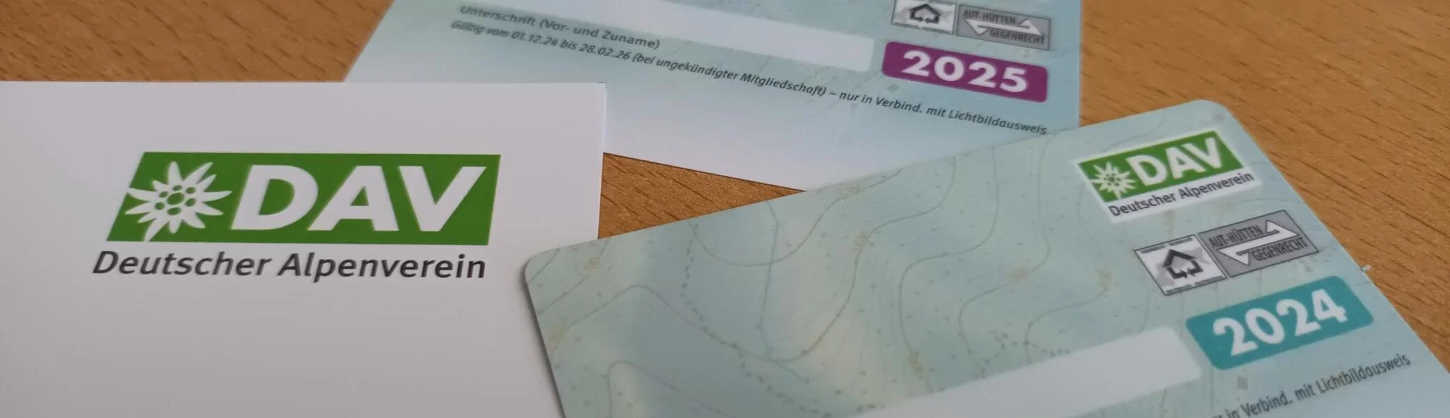 Mitgliedsausweise | © DAV Regensburg