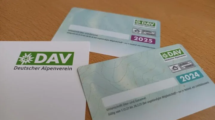 Mitgliedsausweise | © DAV Regensburg