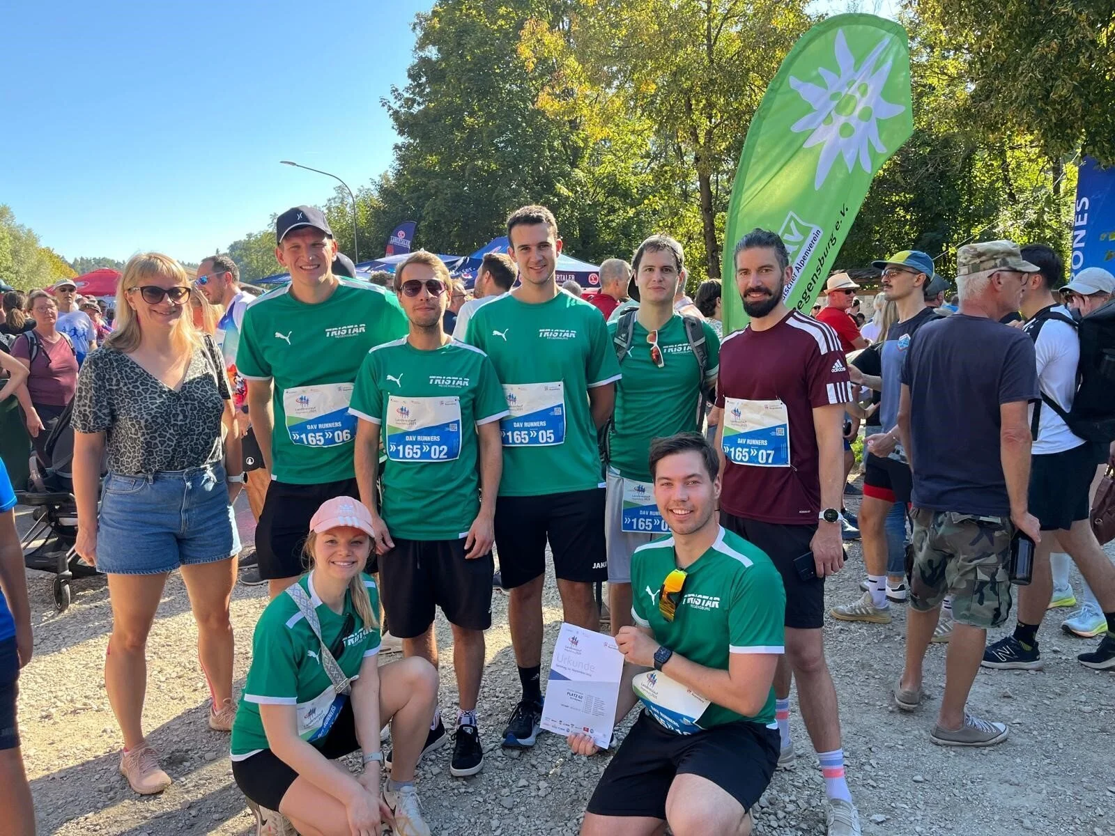 DAV Runners beim Landkreislauf 2025 | © Daniel Hornauer