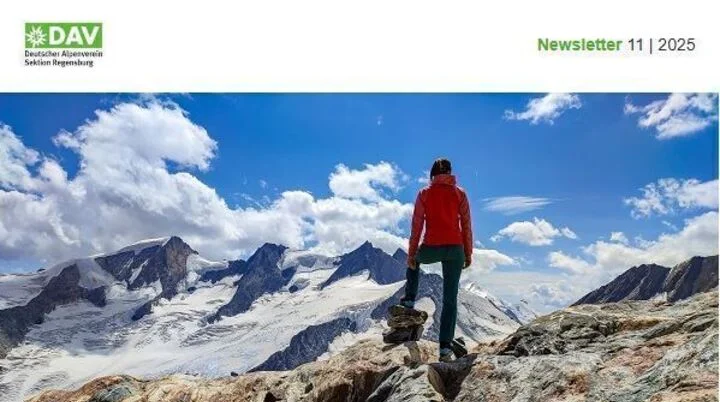 Neuer Look für den Newsletter der Sektion | © DAV Regensburg