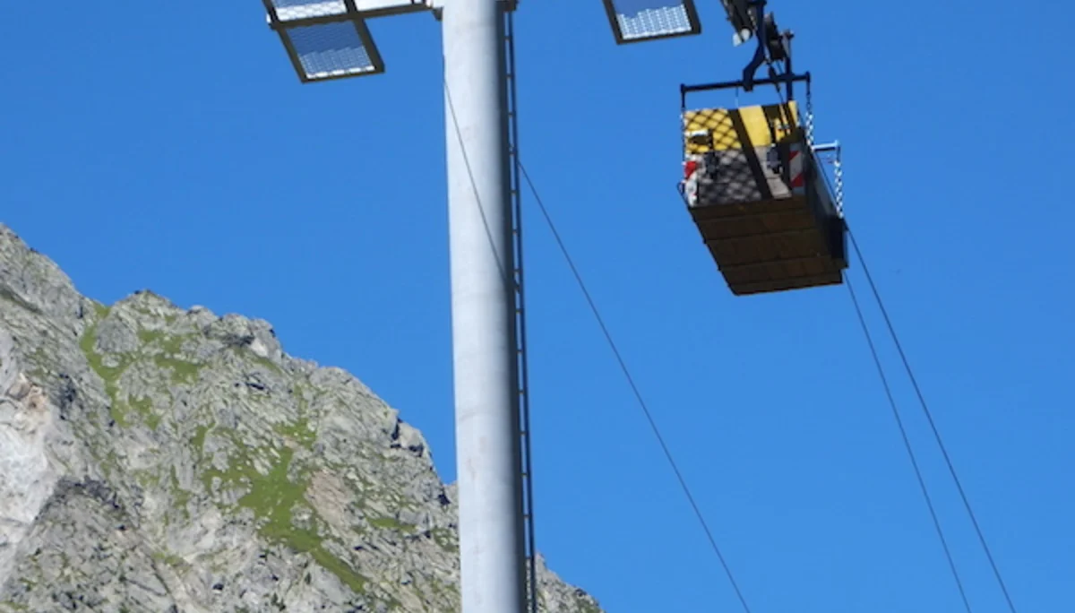 Materialseilbahn der Neuen Regensburger Hütte. | © Franz Schon