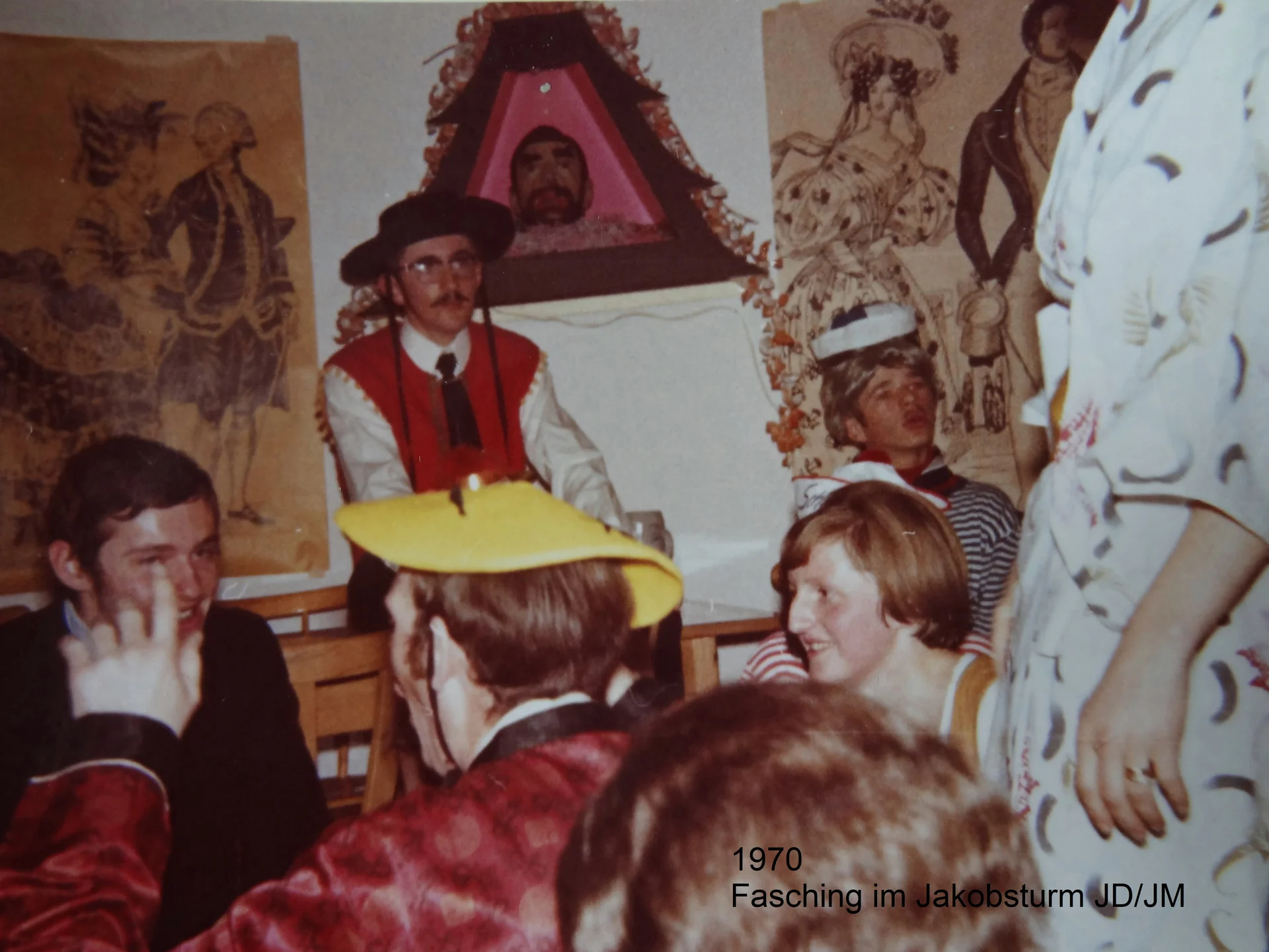 Fasching im Jakobsturm 1970. | © Alfred Roth