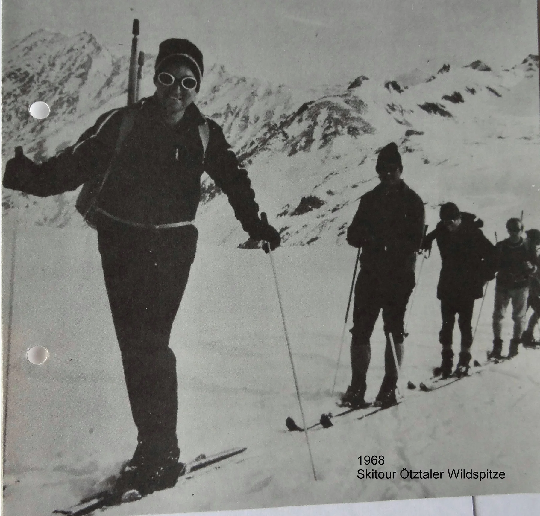 Wildspitze Ostern 1968. | © Alfred Roth