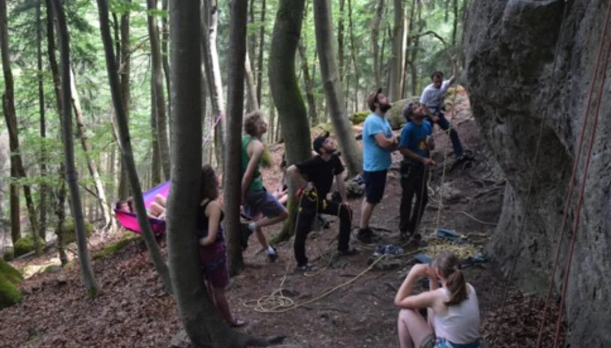 Klettern in Kallmünz im August 2018 - die russischen Jugendlichen hatten den Dreh schnell raus. | © Bernhard Maier