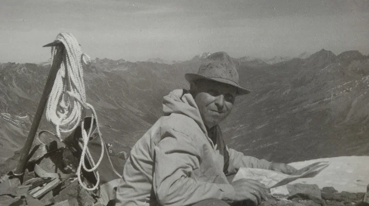 Auf der Breiten Krone in der Silvretta, 1966. | © Albert Pleyer