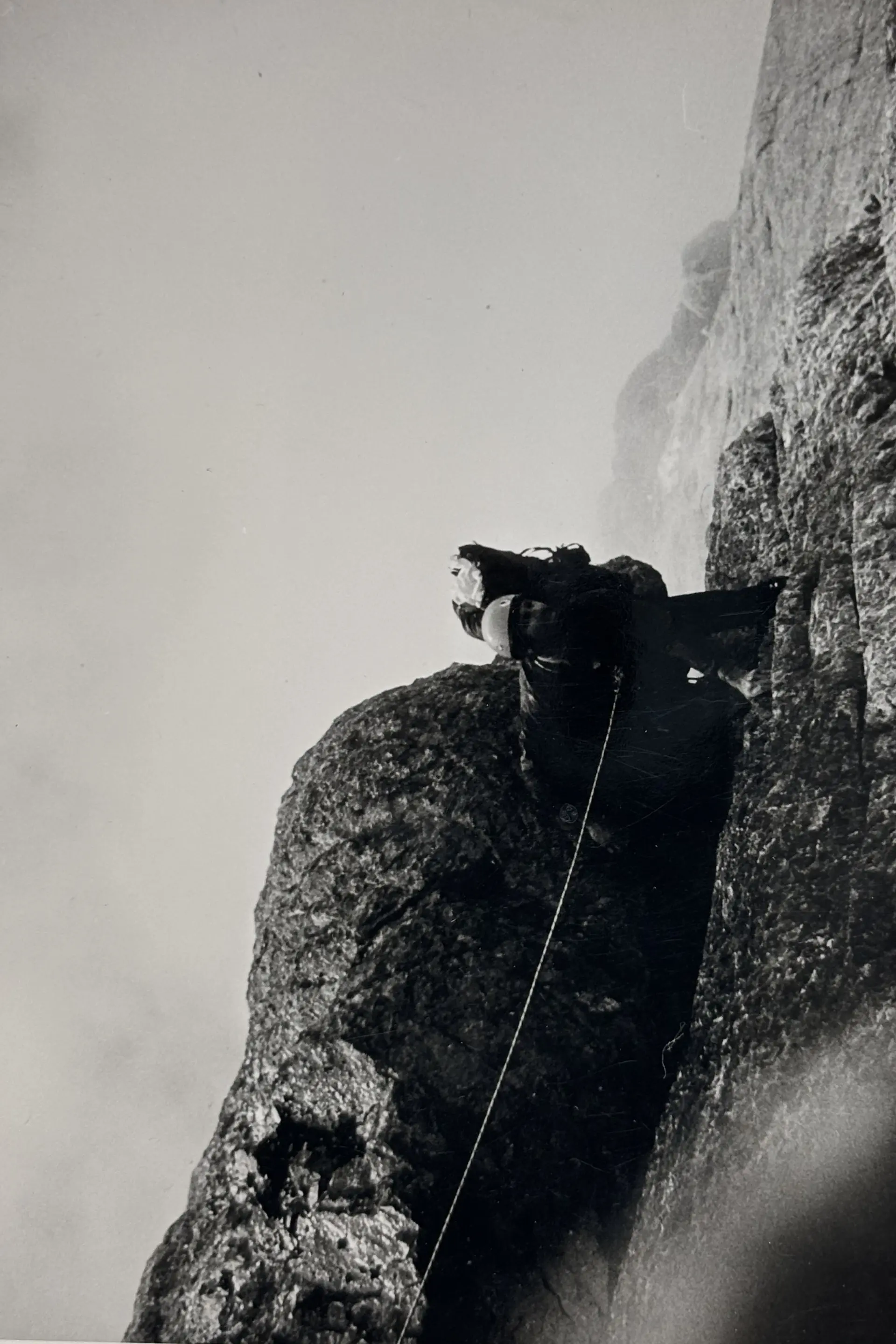 Bruno Wimmer an der Eiger Nordwand | © Archiv Bruno Wimmer
