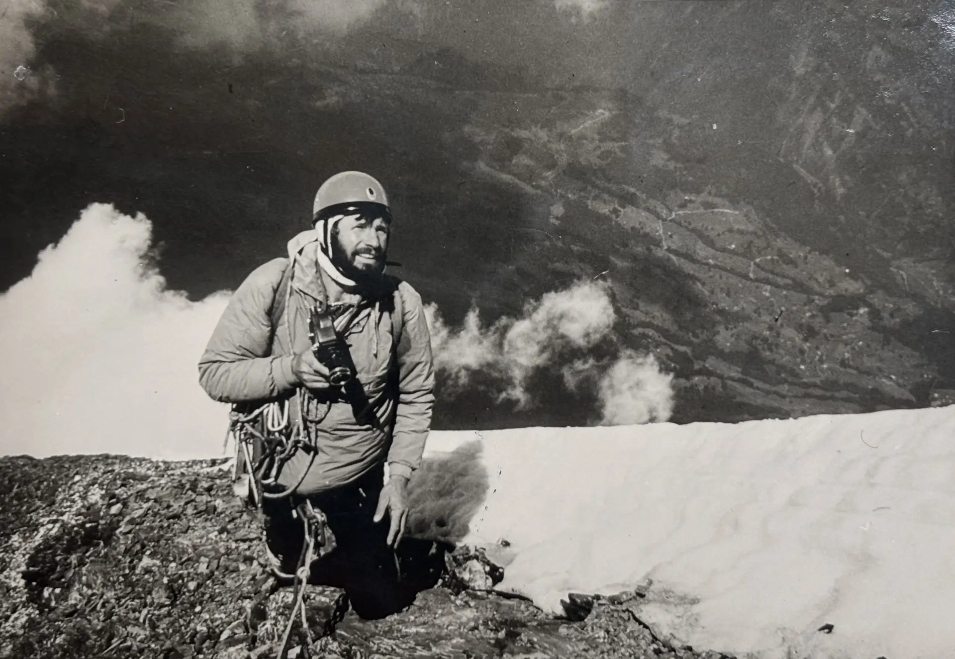 Gipfelausstieg Eiger Nordwand | © Archiv Bruno Wimmer