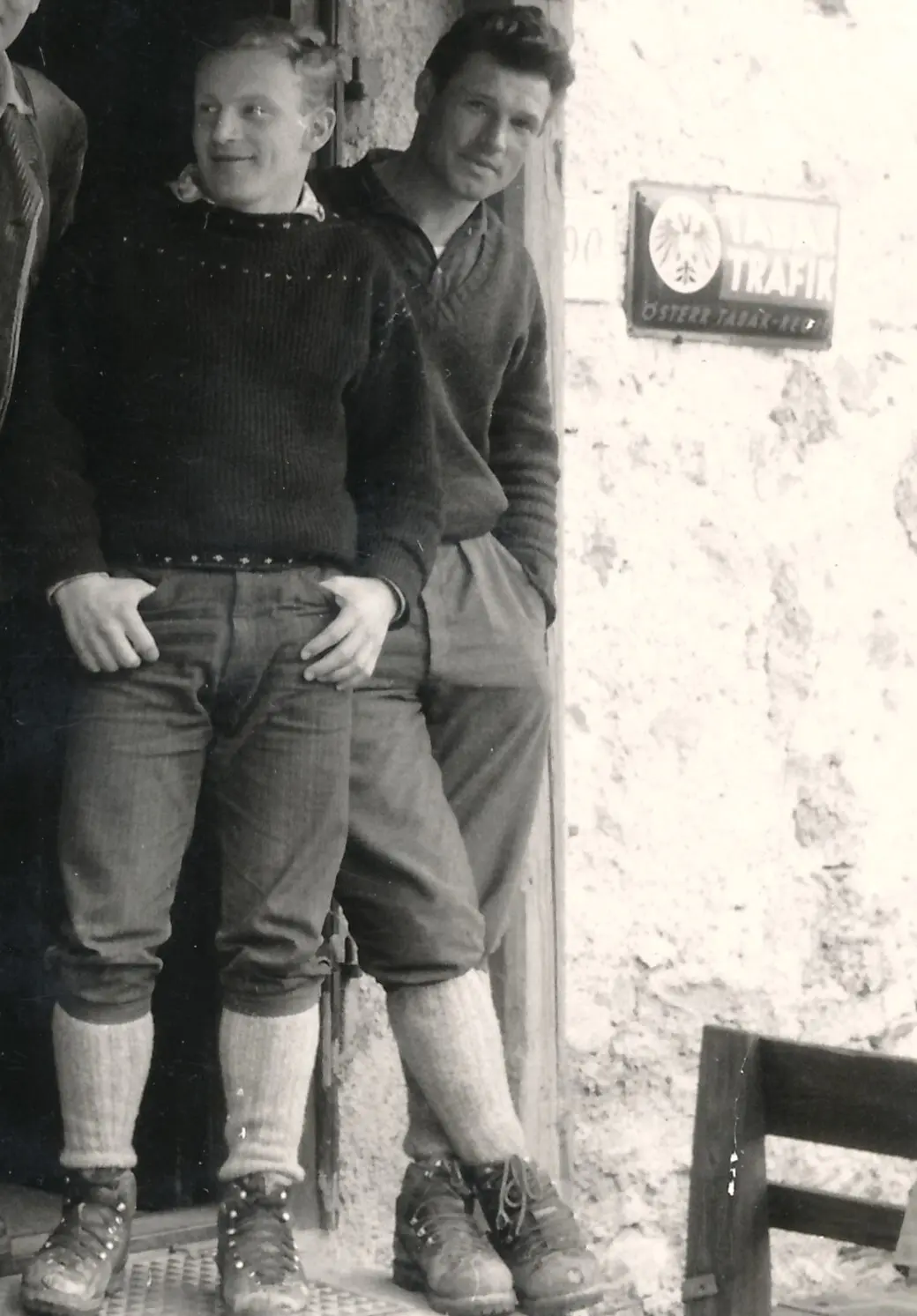 Franz Baumann und Bruno Wimmer auf der Franz-Senn-Hütte | © Dr. Erik Nerad