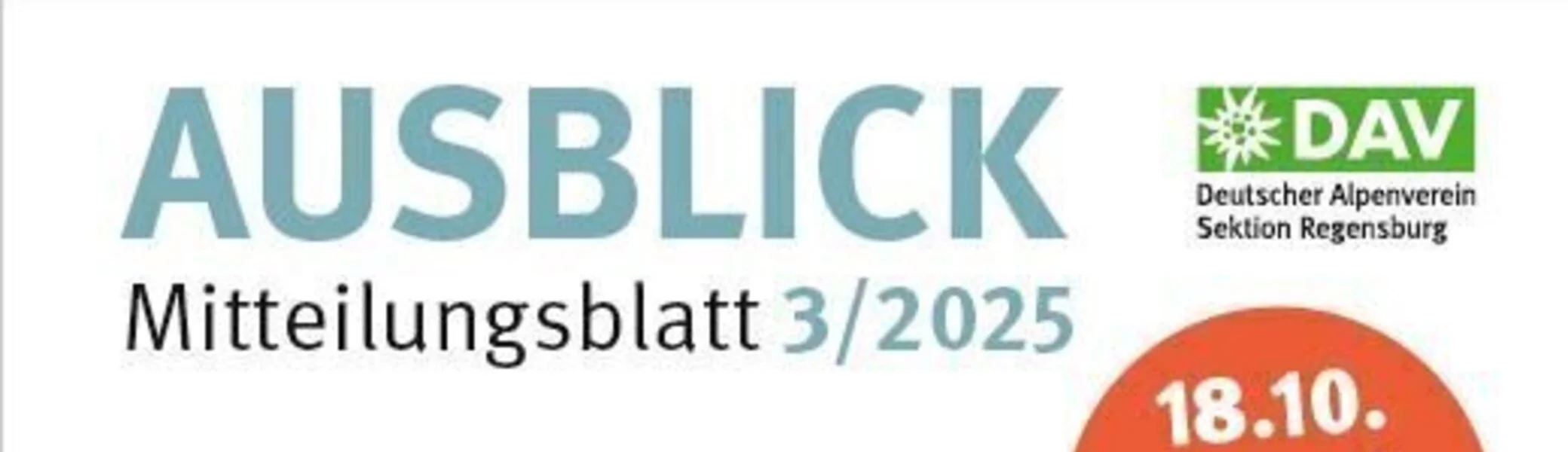 Ausblick 03-2025 | © DAV Regensburg