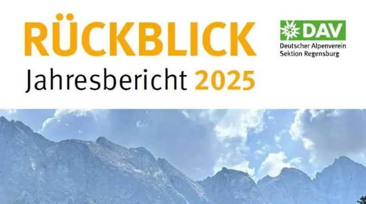 Jahresbericht 2025 DAV Regensburg | © DAV Regensburg