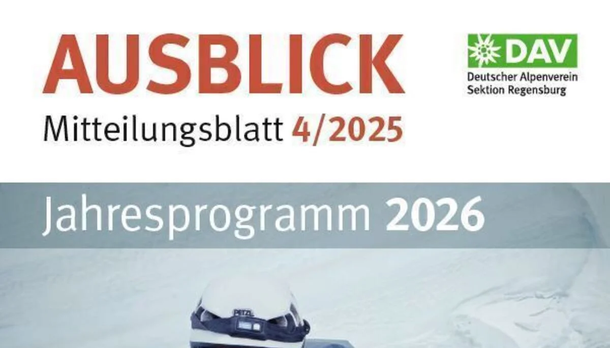 Jahresprogramm 2026 | © DAV Regensburg