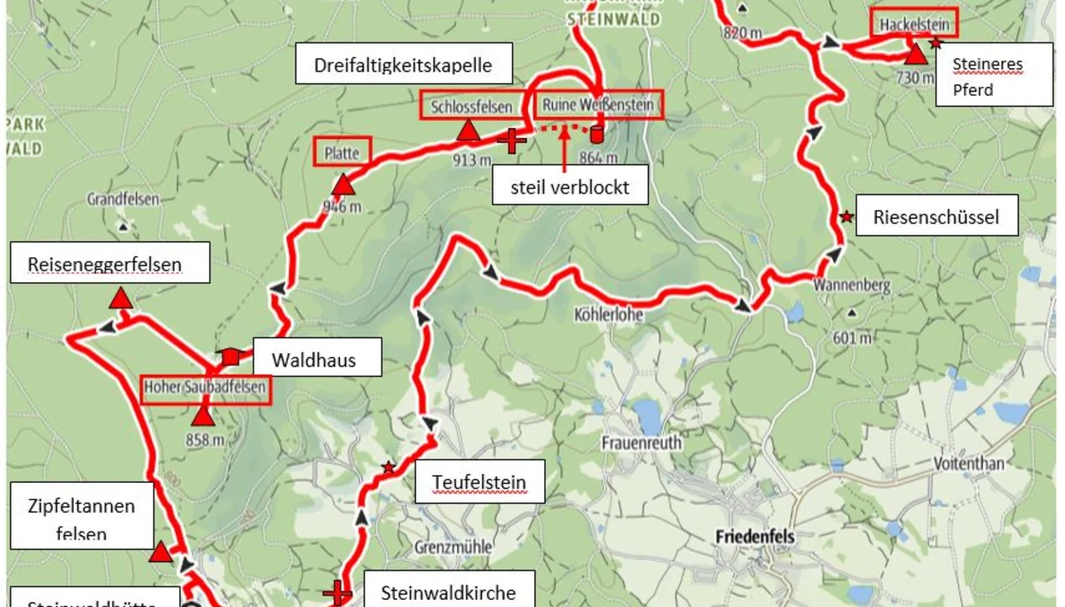 Hackelsteinrunde - Karte | © alpenvereinaktiv - Toni Putz