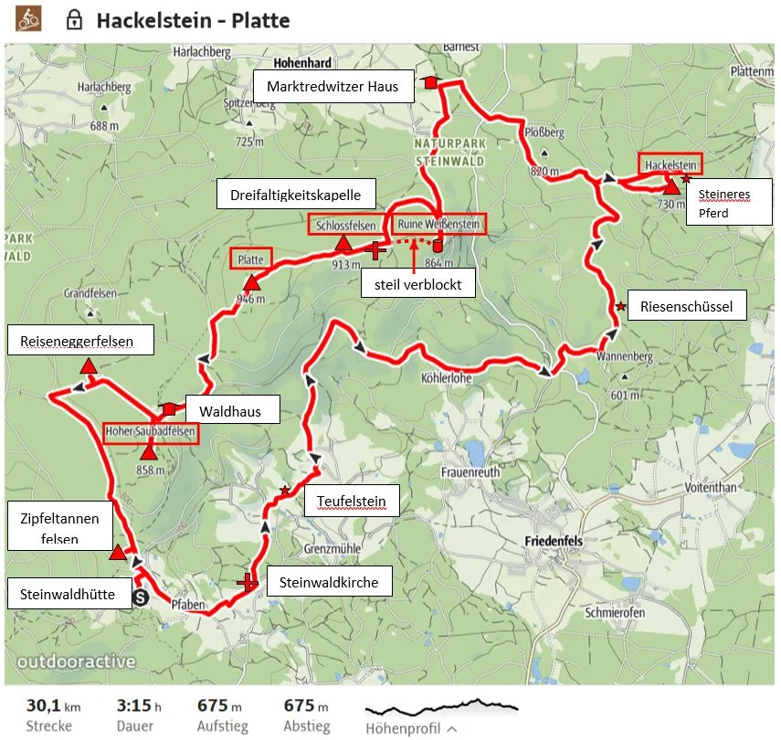 Hackelsteinrunde - Karte | © alpenvereinaktiv - Toni Putz