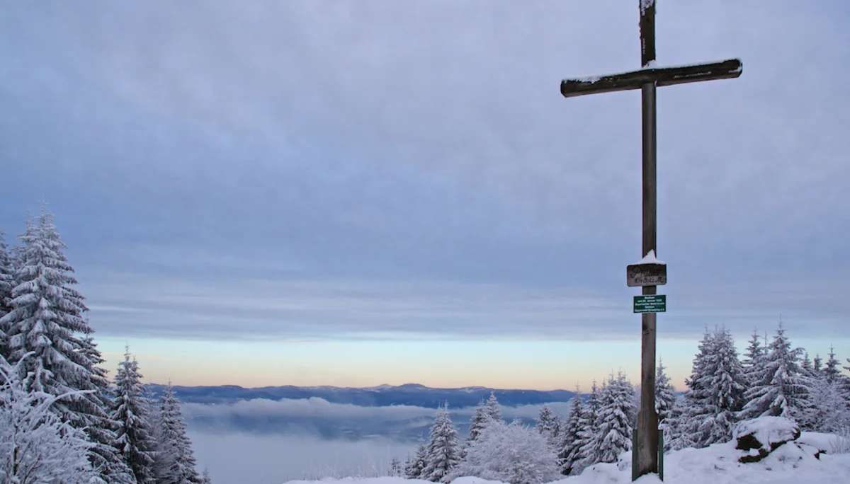Blick vom winterlichen Pröller | © Franz-Xaver Six / DAV Straubing