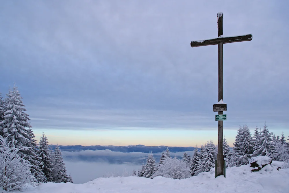 Blick vom winterlichen Pröller | © Franz-Xaver Six / DAV Straubing