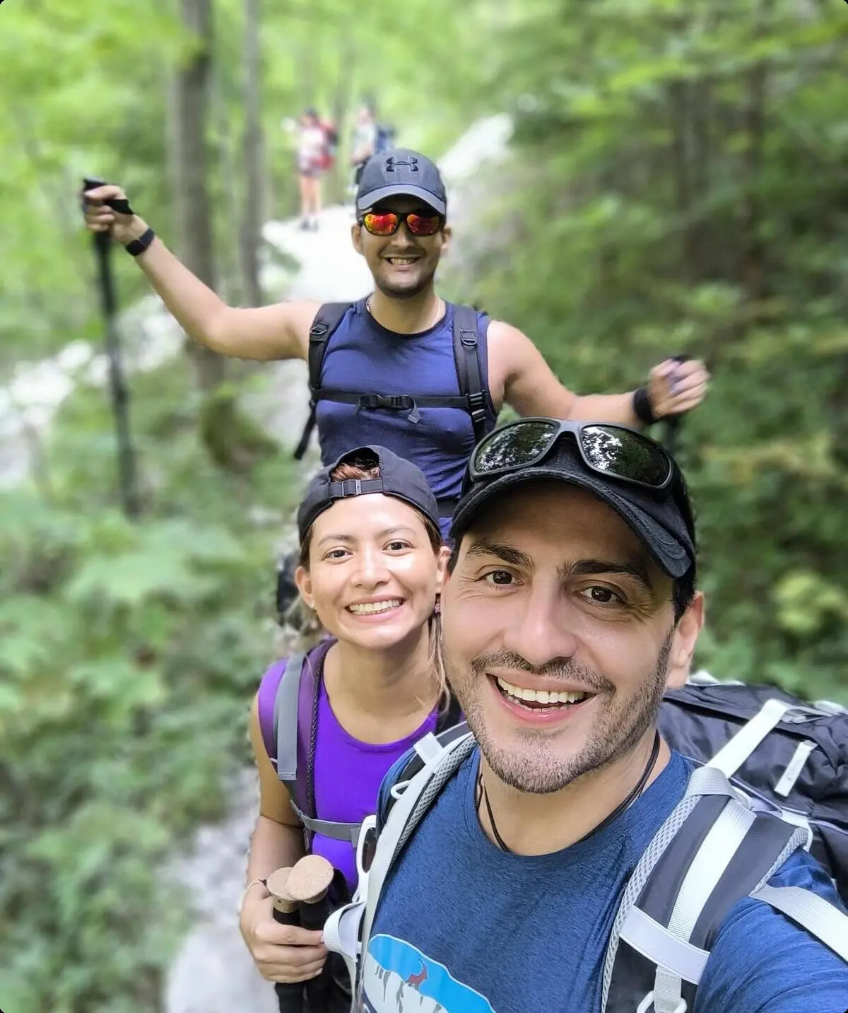 International Group auf dem Weg zur Höllentalangerhütte | © Max Santander