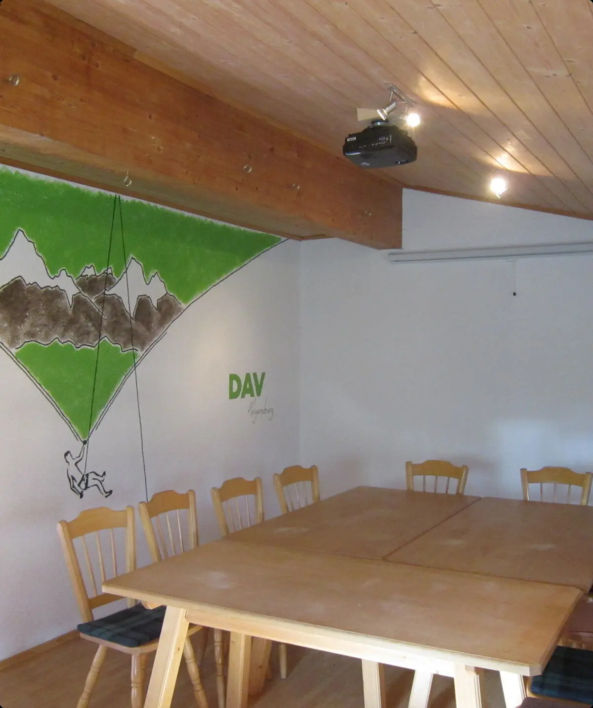 Seminarraum im Nebengebäude | © DAV Regensburg