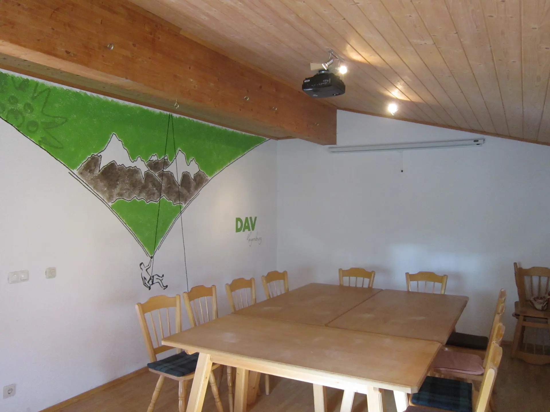 Seminarraum im Nebengebäude | © DAV Regensburg