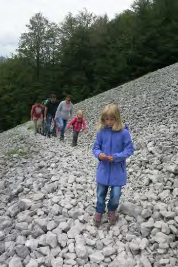 Trittsicherheit gefragt: Geröllfeld. | © Simone Zeiler