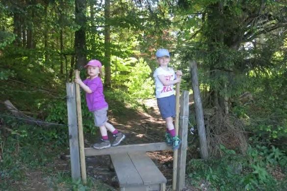 Weidezaun-Brückerl für Wanderer auf dem Weg zur Möslalm. | © Simone Zeiler