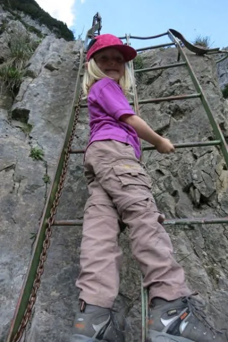 Eisenleiter auf dem Weg zur Hütte. | © Simone Zeiler
