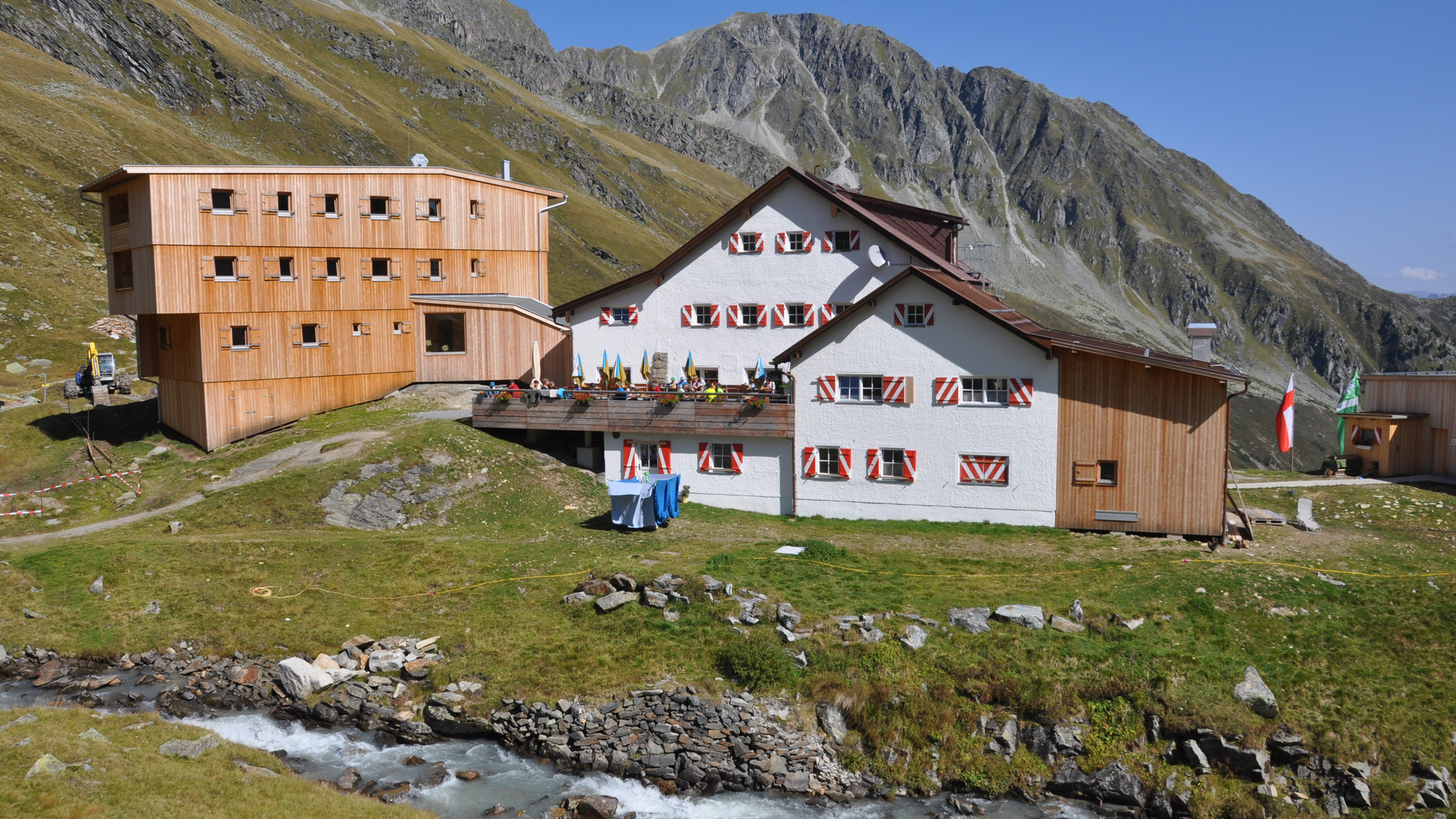 Neue Regensburger Hütte | © Toni Putz Neue Regensburger Hütte | © Toni Putz