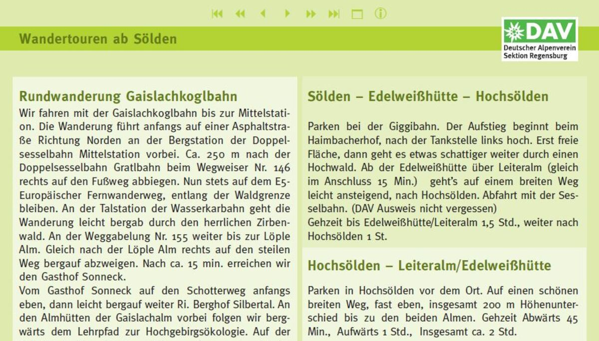 © DAV Regensburg © DAV Regensburg