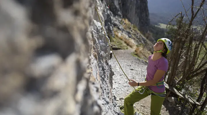 Outdoor-Klettern am Fels | © DAV/Wolfgang Ehn